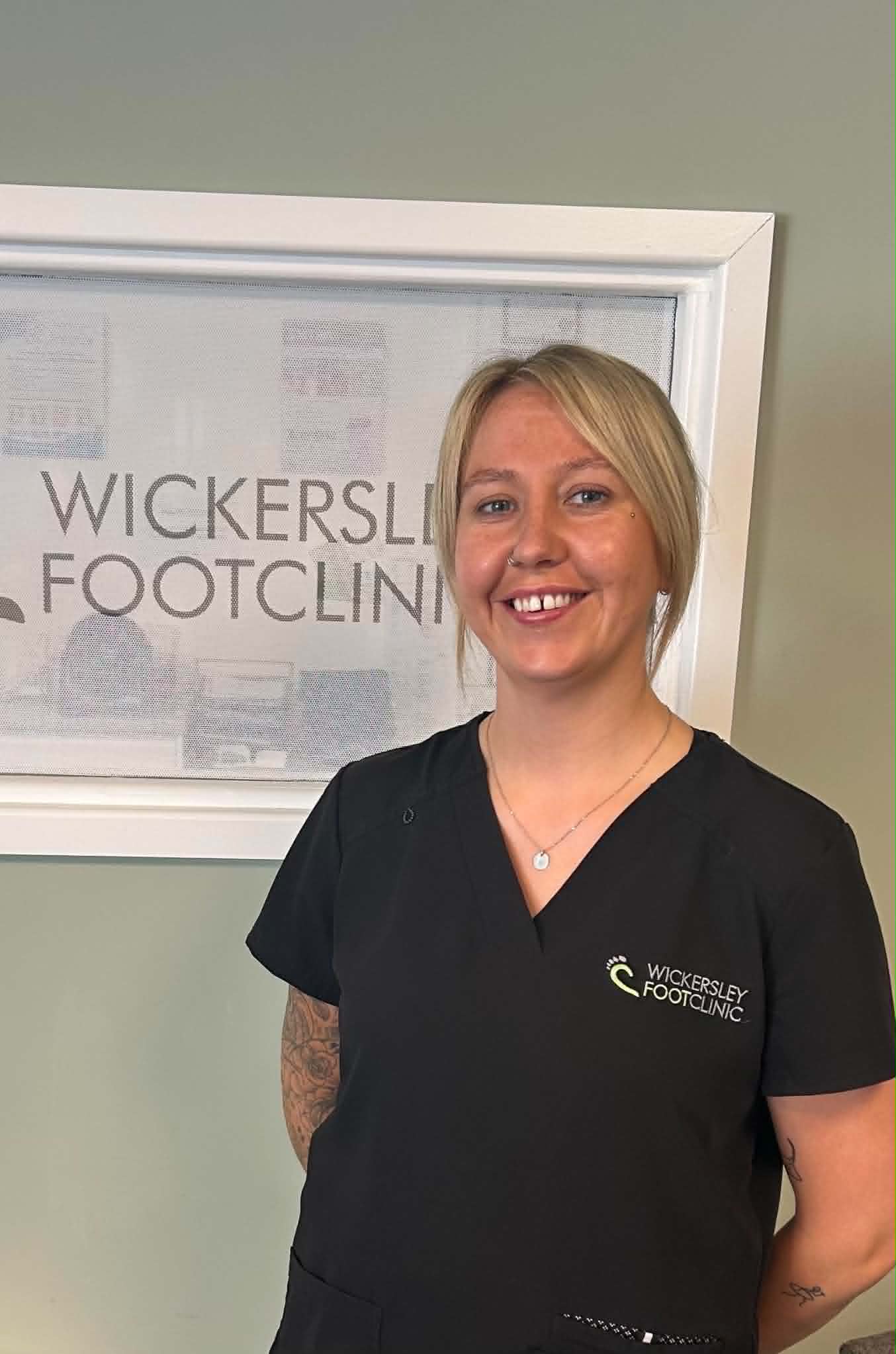 Chloe, Foot Health Practitioner at Wickersley Foot Clinic